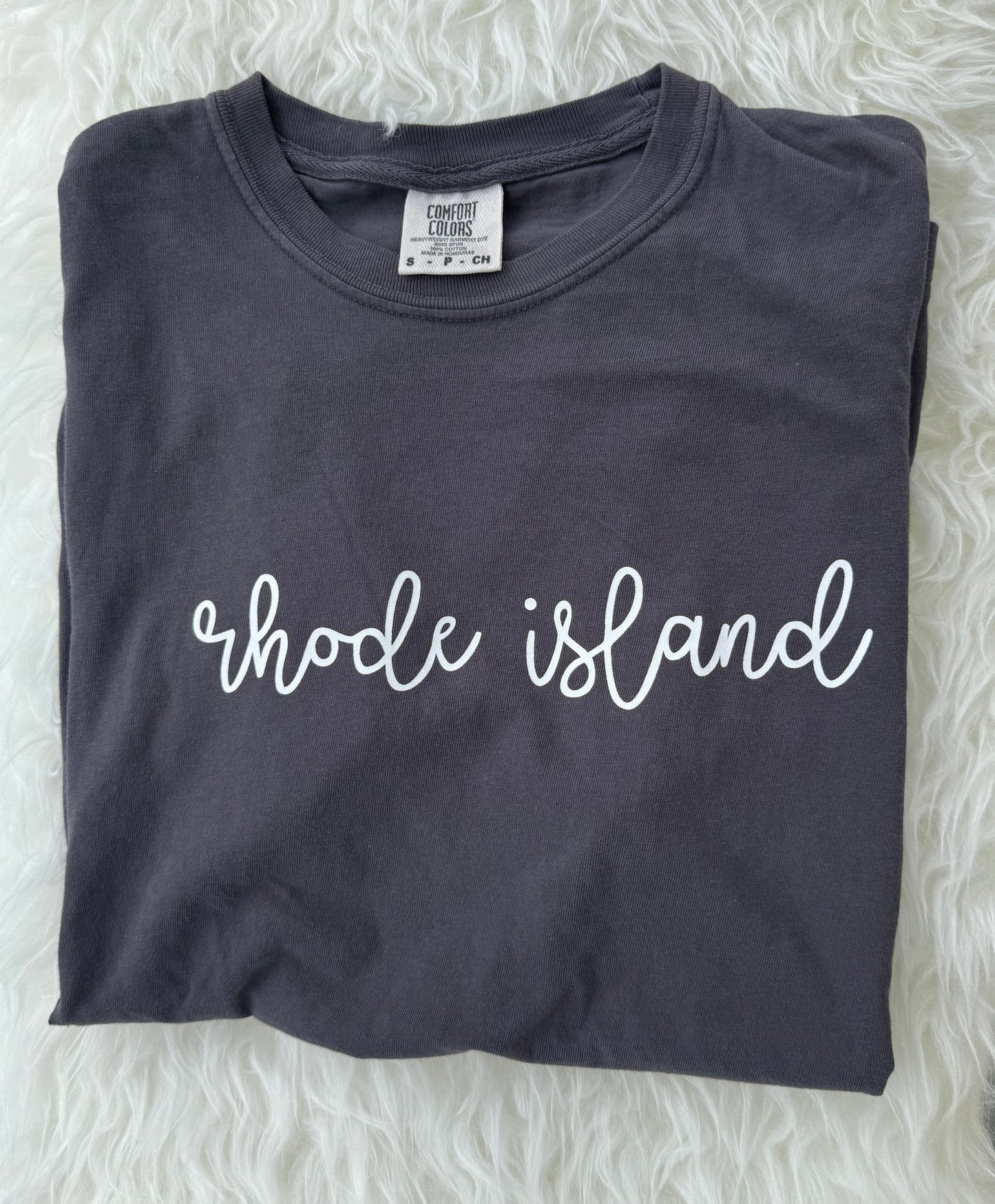 Rhode Island Script T-Shirt