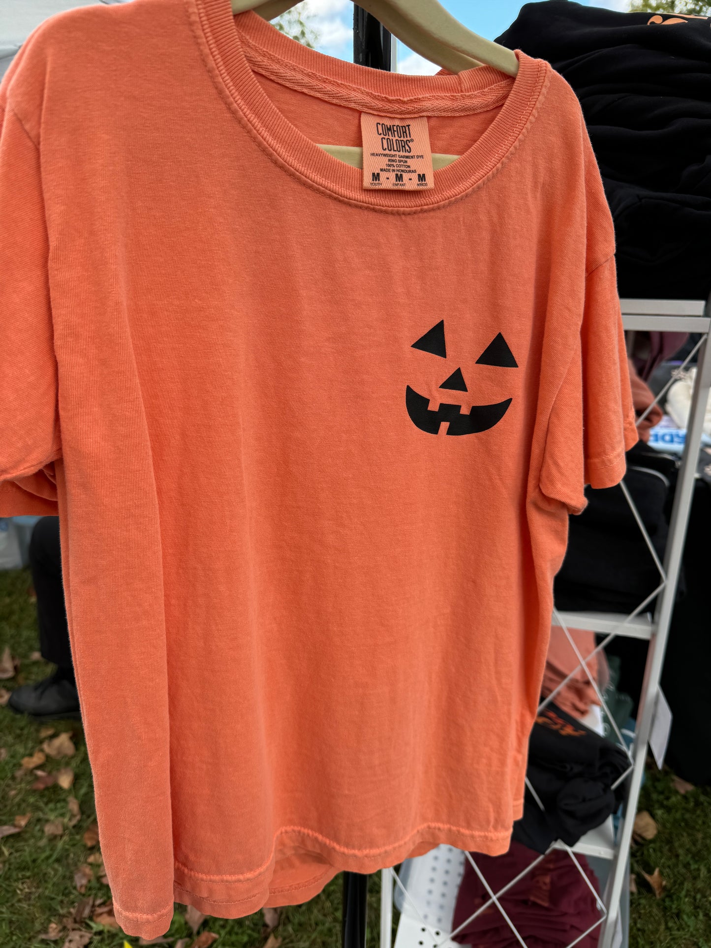 Jack O Lantern Kids Comfort Colors T-Shirt