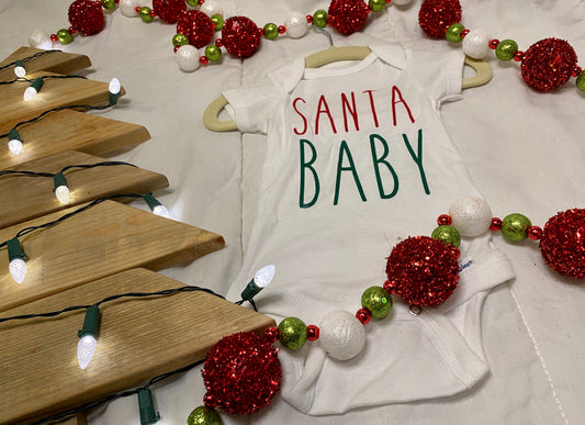 Santa Baby Bodysuit