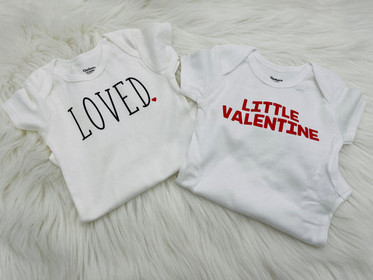 Little Valentine Baby Bodysuit