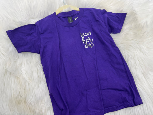 Lead Her Ship Kids T-Shirt