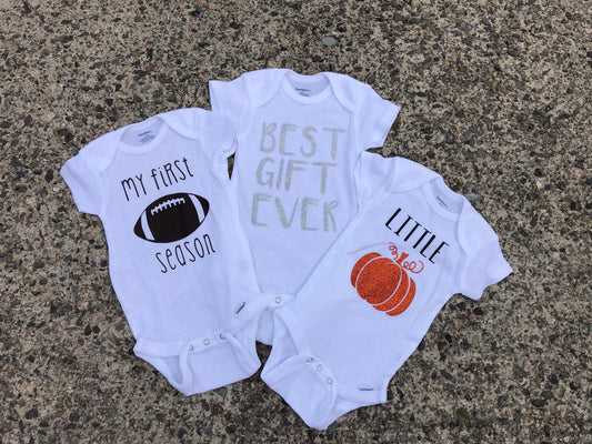 Little Pumpkin Baby Bodysuit