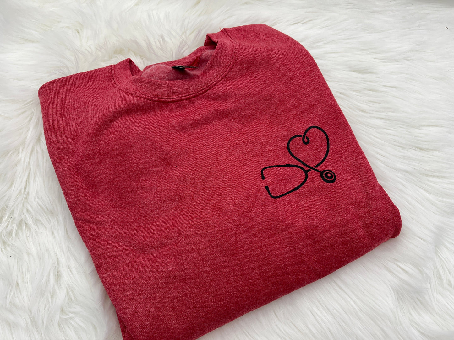 Stethoscope Heart Crewneck