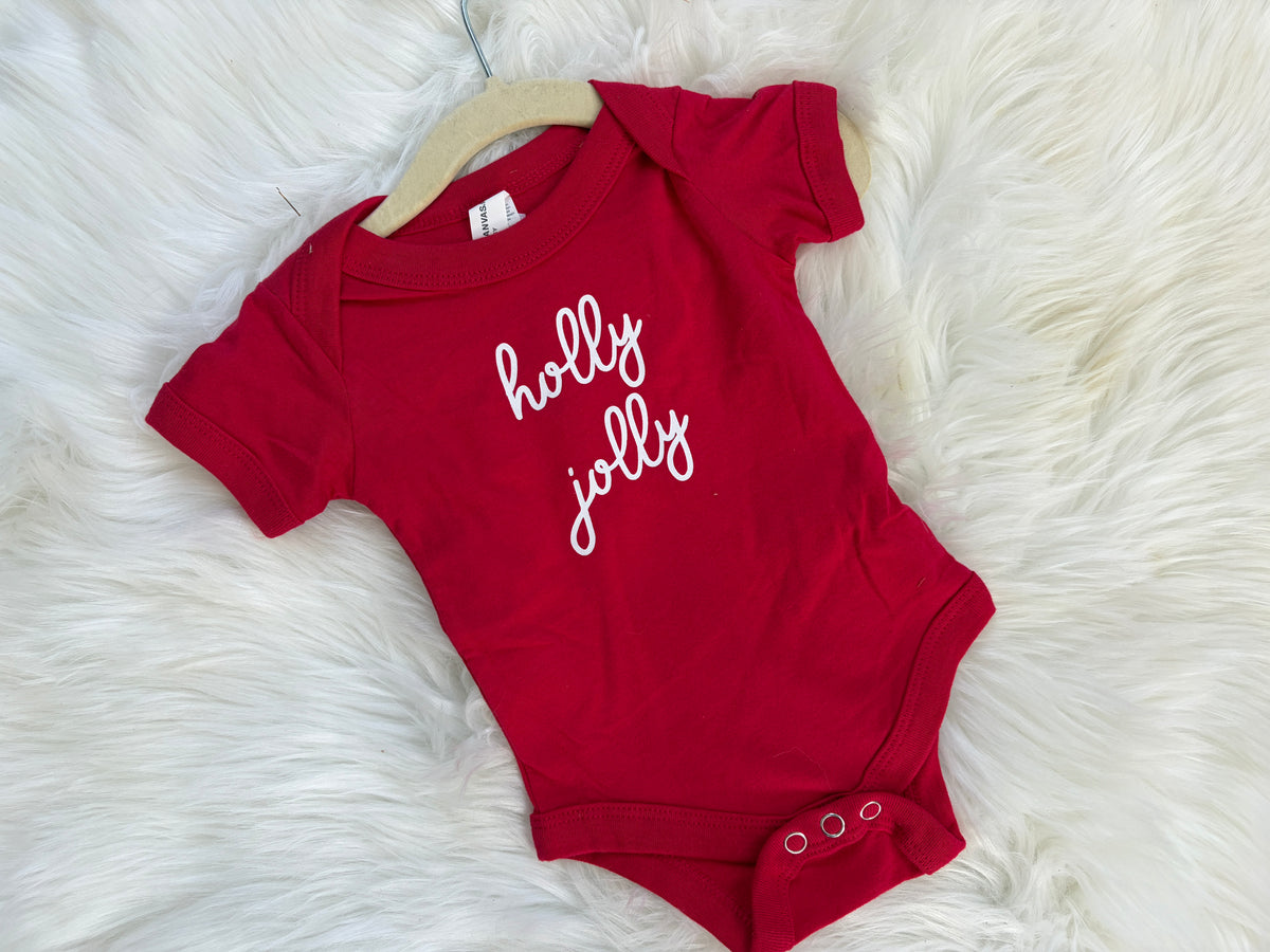 Holly Jolly Baby Bodysuit