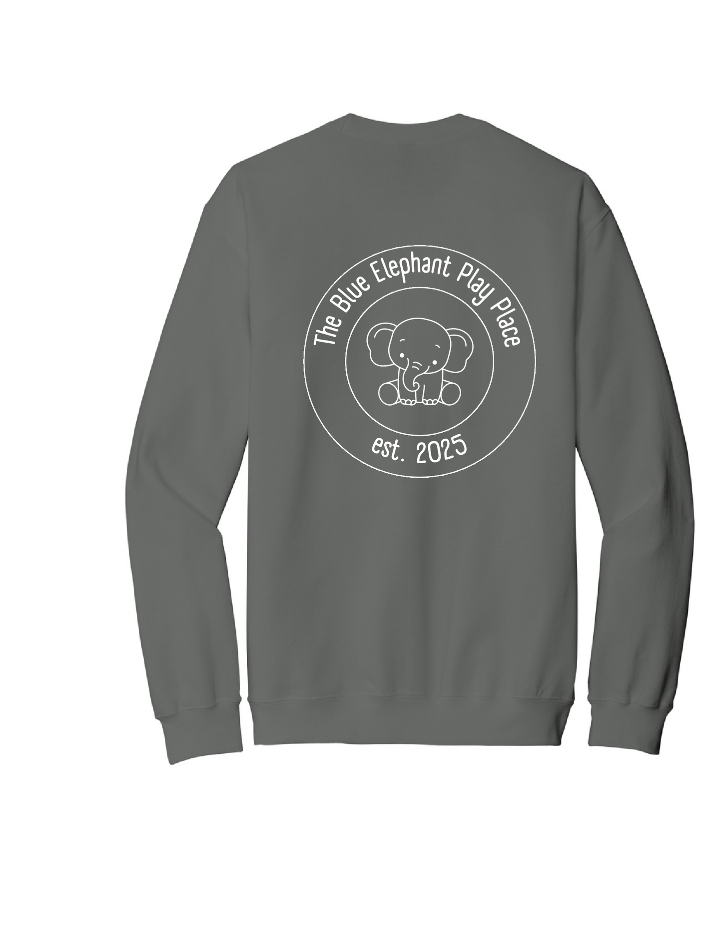 Blue Elephant Crewneck Sweatshirt
