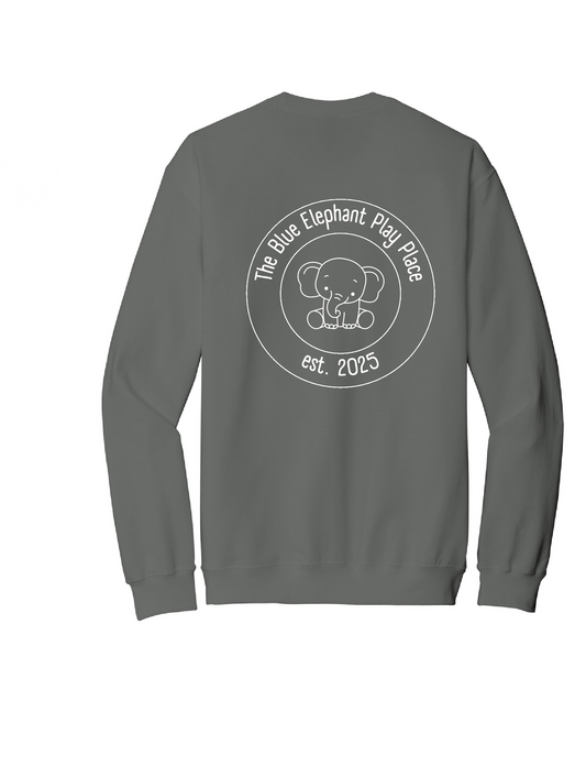 Blue Elephant Crewneck Sweatshirt