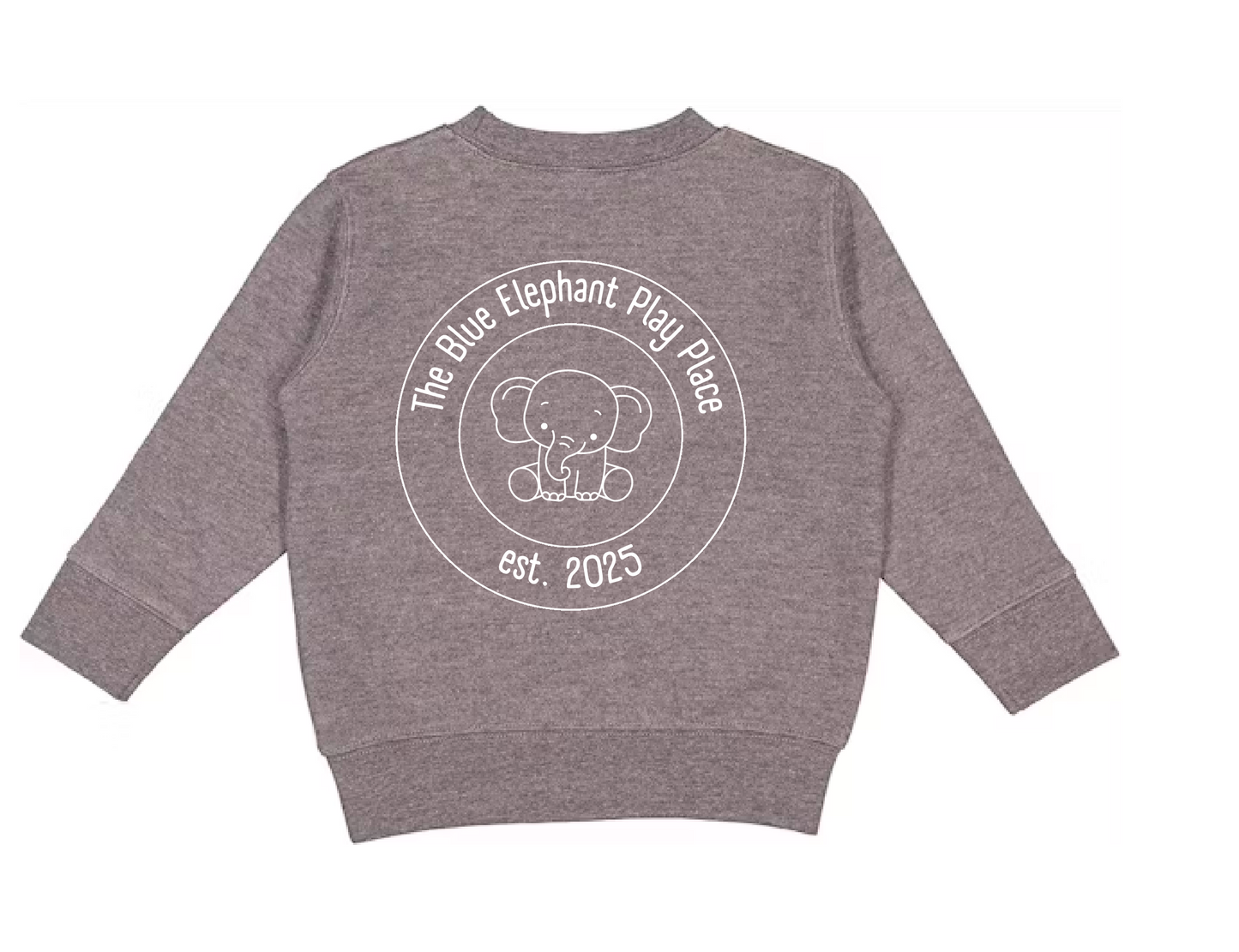 Blue Elephant Crewneck Sweatshirt