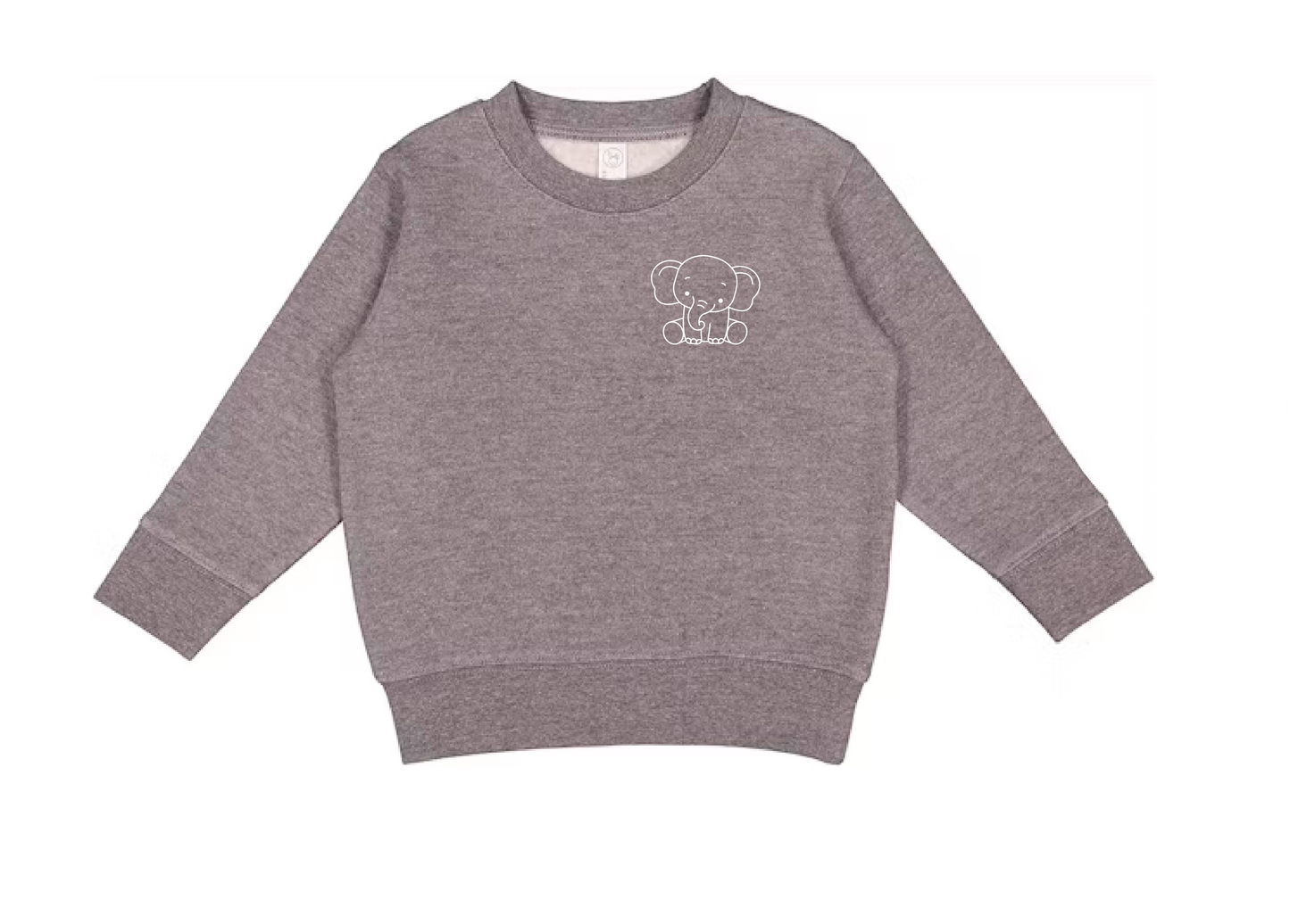 Blue Elephant Crewneck Sweatshirt