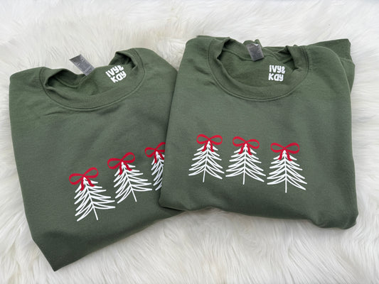 Bow Trees Crewneck Sweatshirt