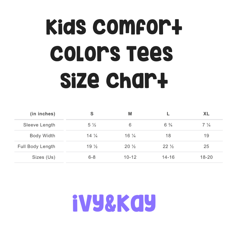 Rainbow Kids Comfort Colors Tee