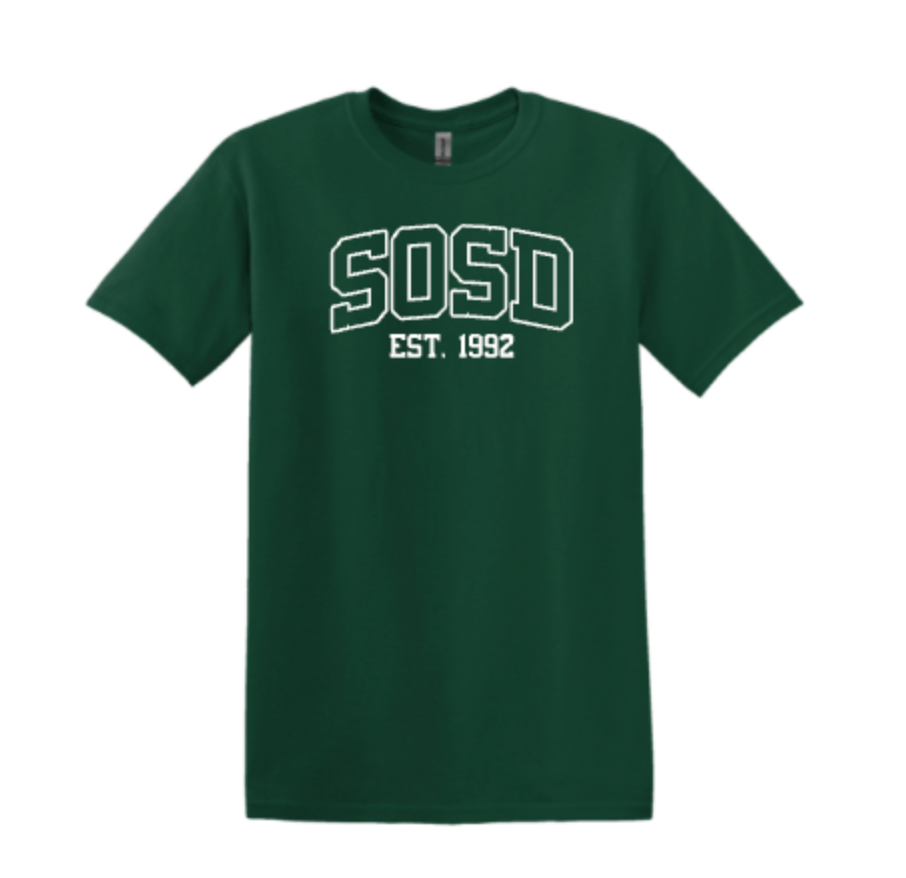 SOSD Dark Green T-Shirt Recital 2025 Unisex Fit