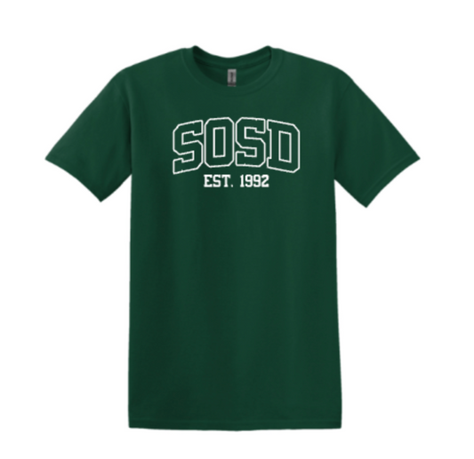 SOSD Dark Green T-Shirt Recital 2025 Unisex Fit