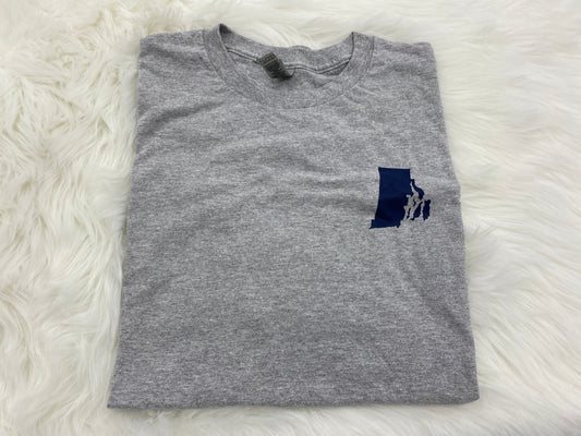 Gray RI Tee