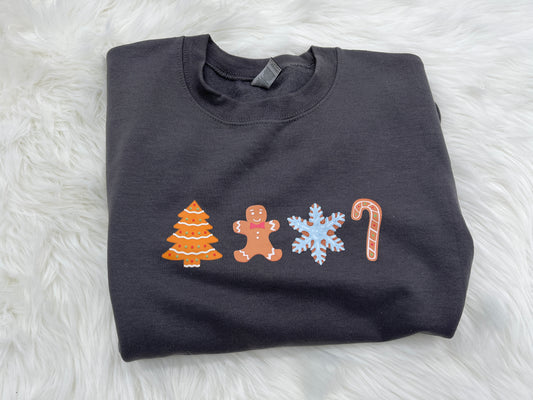 Christmas Cookies Crewneck Sweatshirt