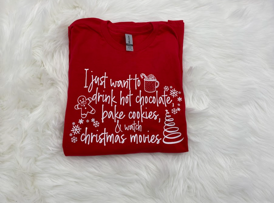 Christmas Movies Long Sleeve T-Shirt